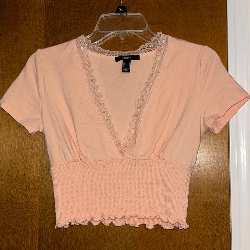 Forever 21 pink top.  Size medium